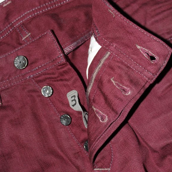 Diesel Darron Dark Red Jeans - Picture 5 of 9